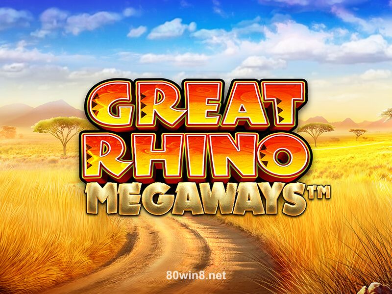 Imagem do jogo Great Rhino Megaways no 80win8.net